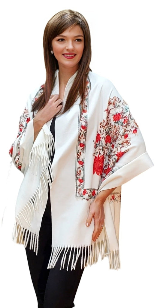 Shawl Style EM-SC-006 White