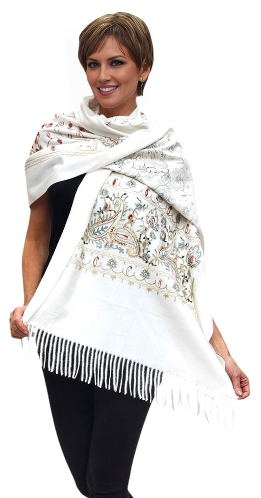 Shawl Style ES-001 White