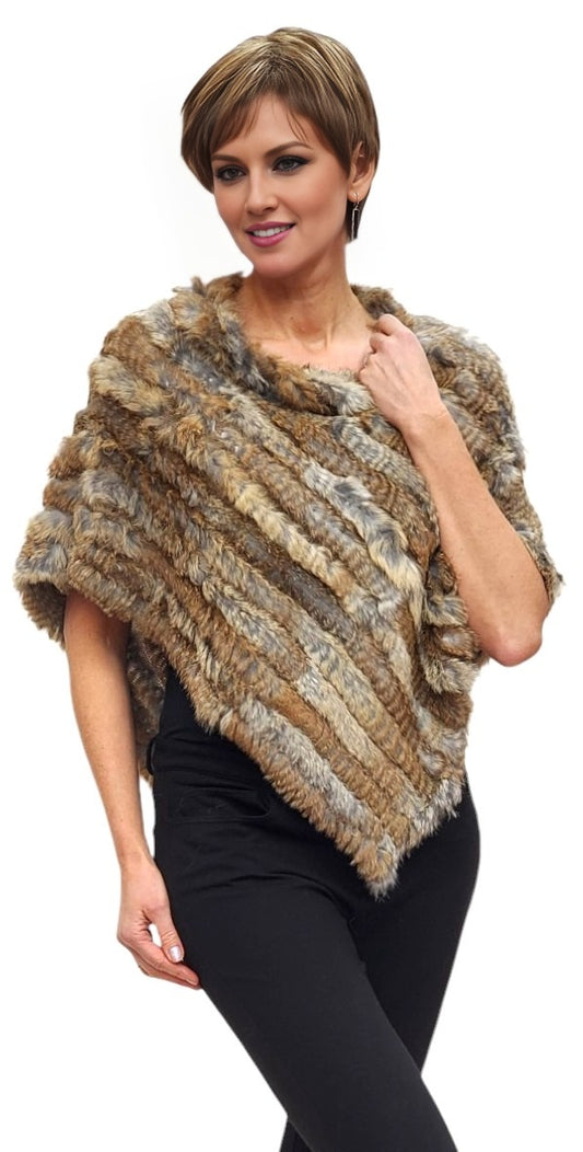 Ponchos Style HL0645 Natural Brown