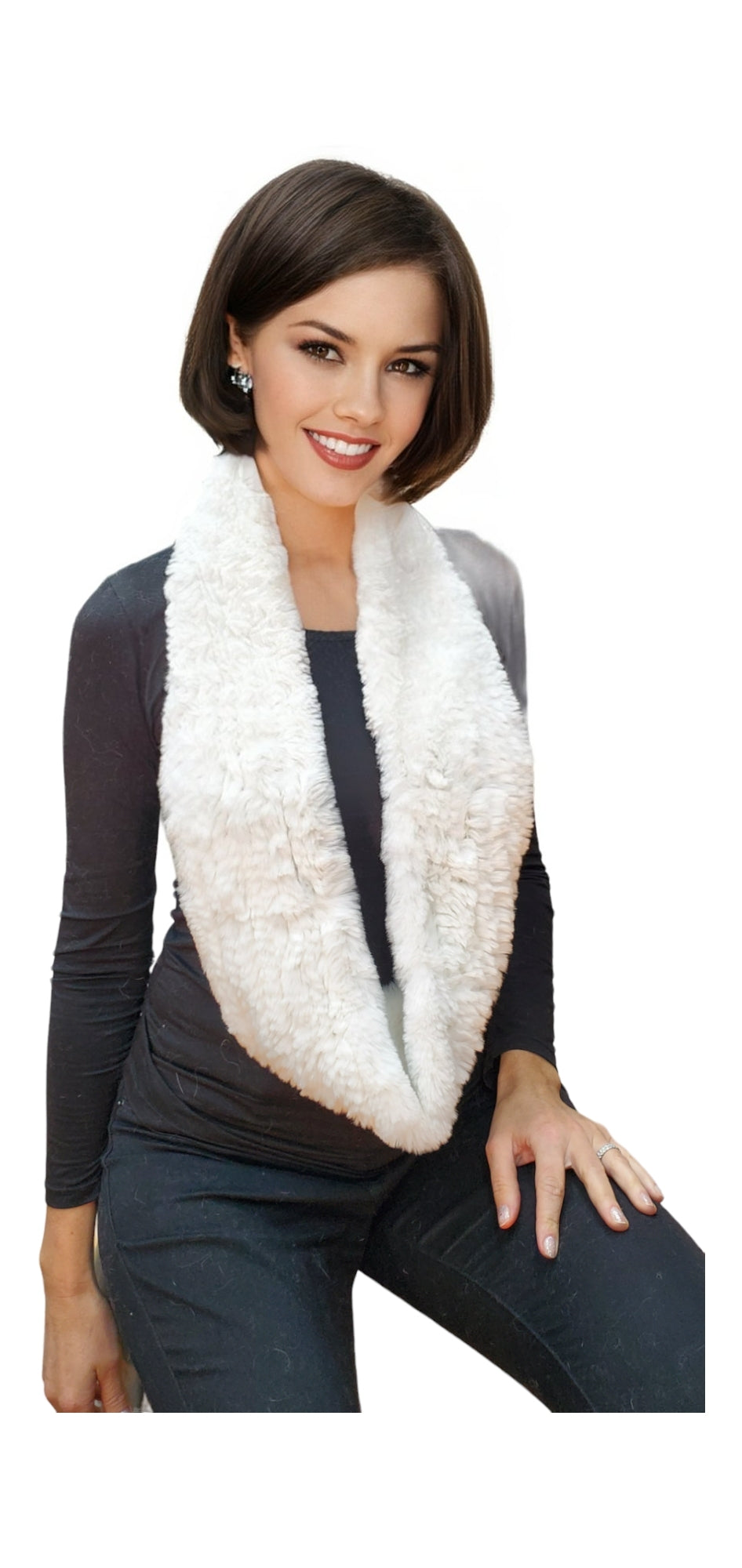 Scarf Style HL3042 White