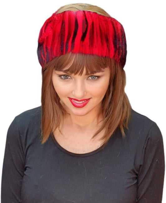 Headband Style HL30444 Red Black