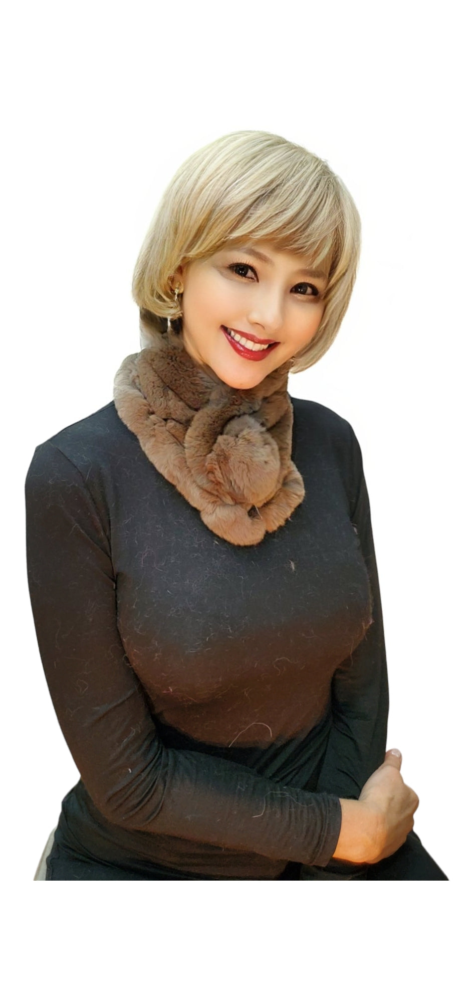 Scarf Style HL30467 Camel
