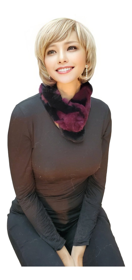 Scarf Style HL30467 Purple Black