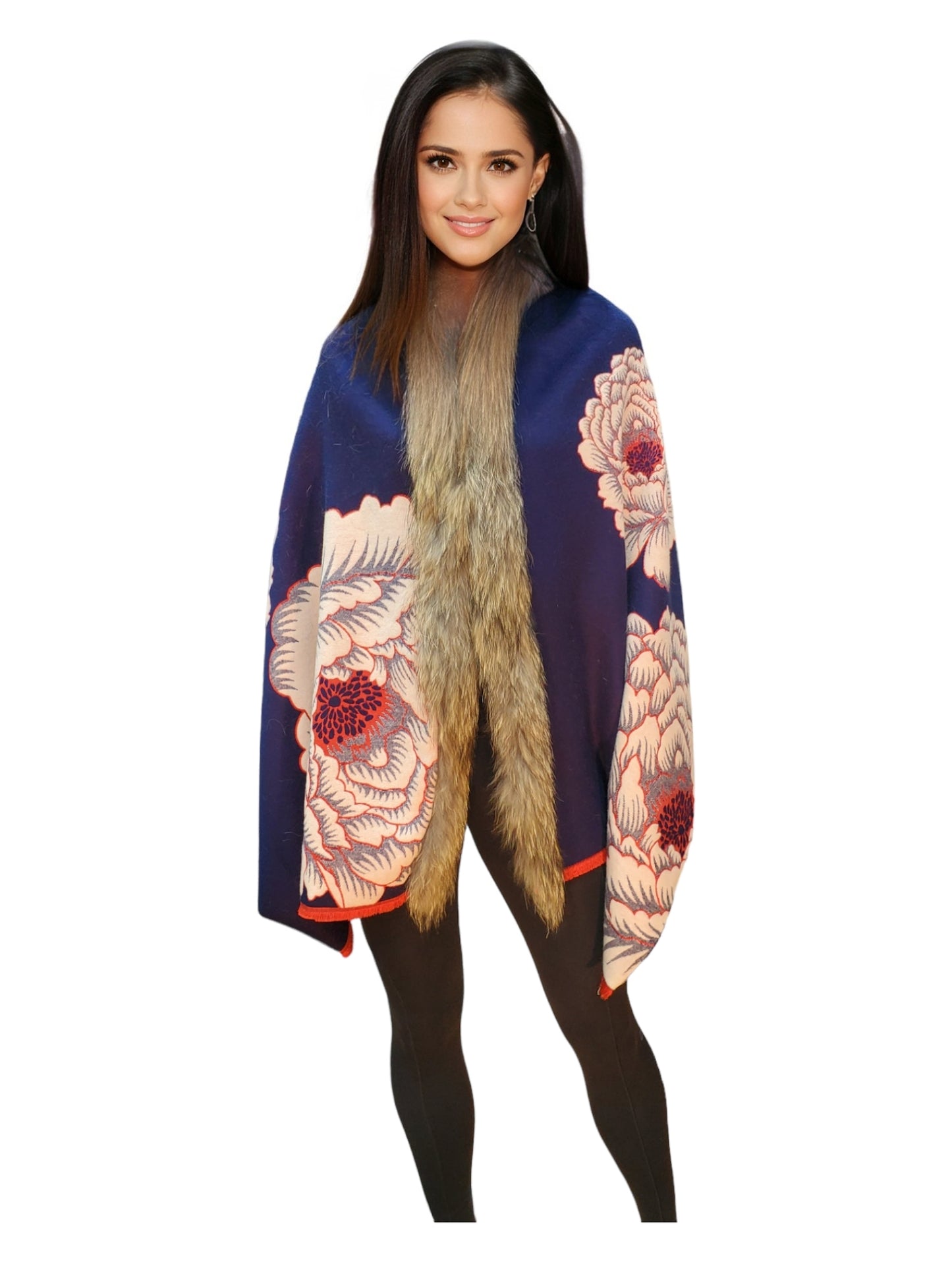 Shawl Style HZS02-3 Blue