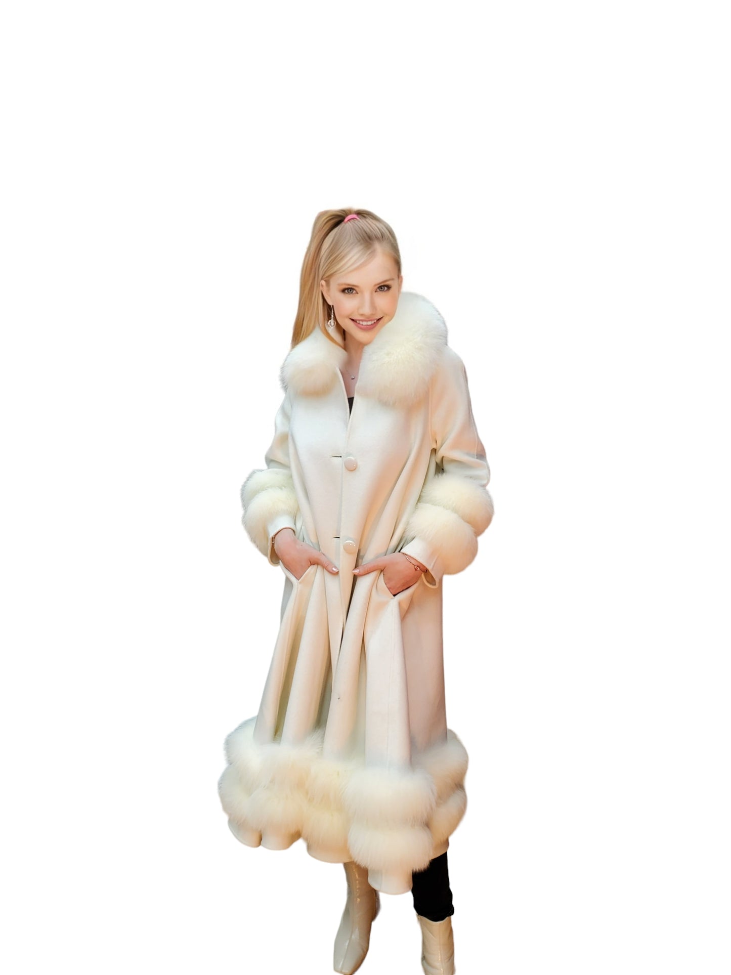 Coat Style JF-W3 White