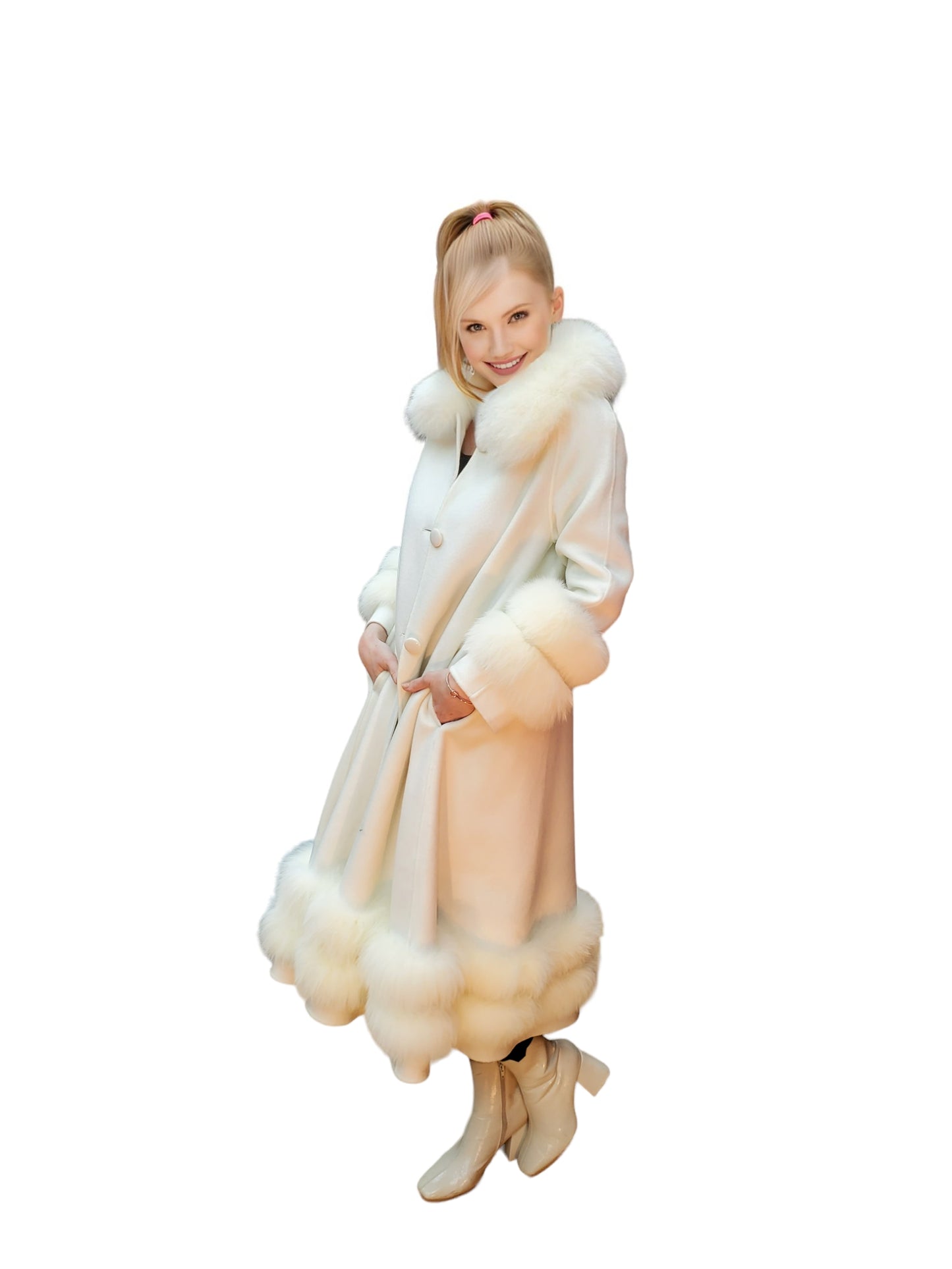 Coat Style JF-W3 White