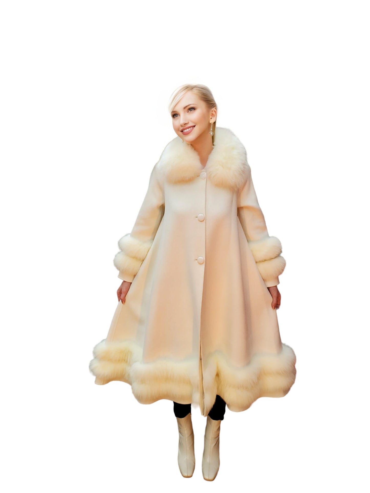 Coat Style JF-W3 White