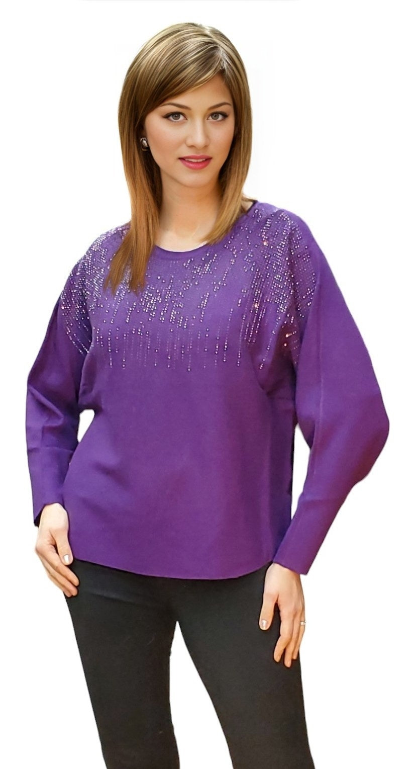 Sweater Style JL5023 Purple
