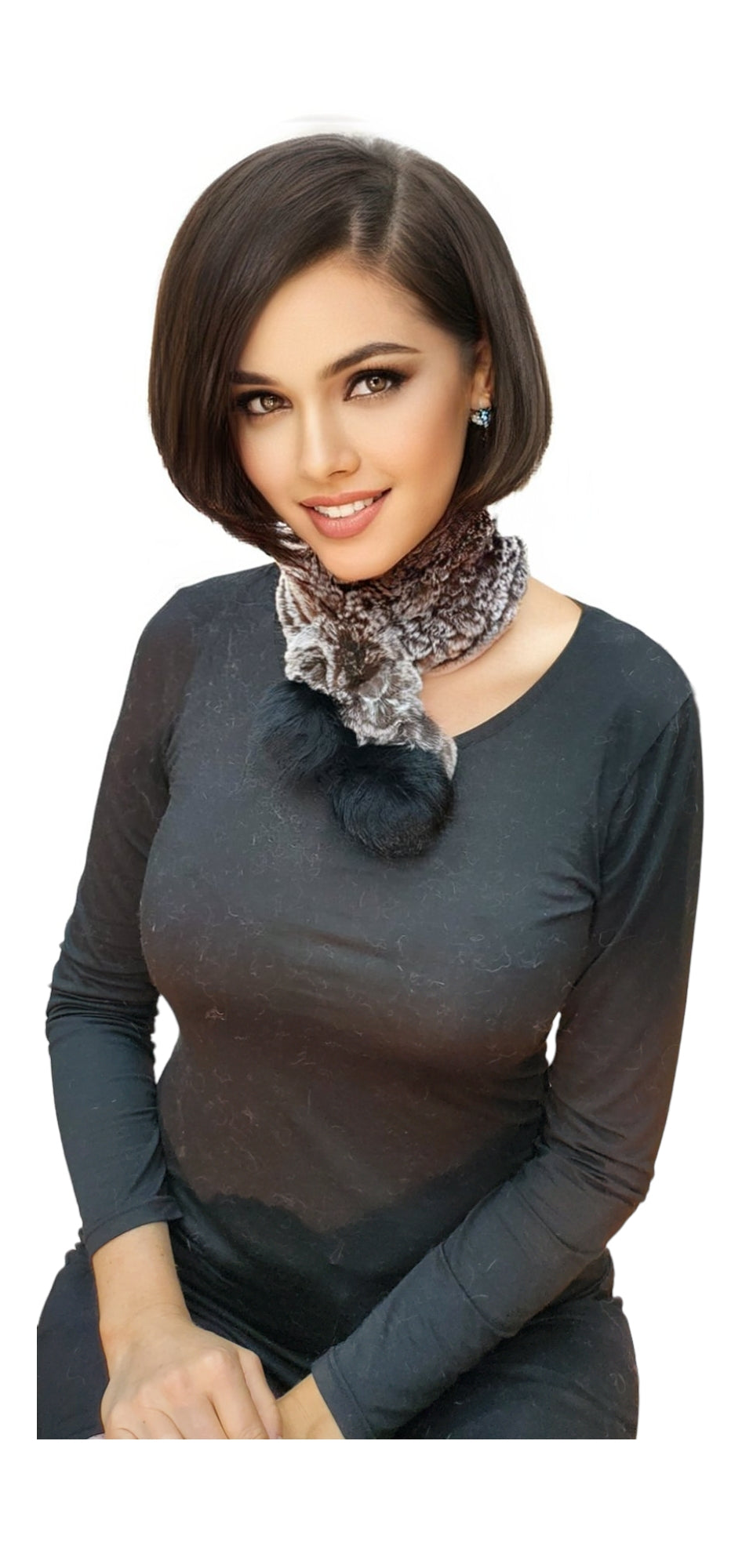 Scarf Style KRC80 Brown Snowtop