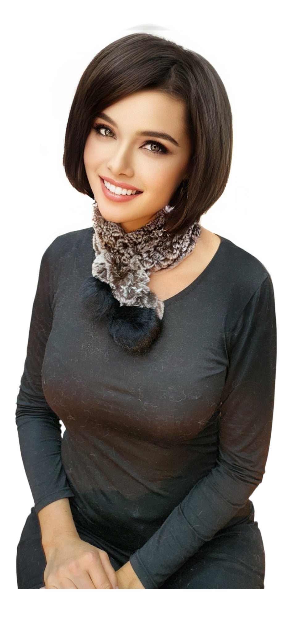 Scarf Style KRC80 Brown Snowtop