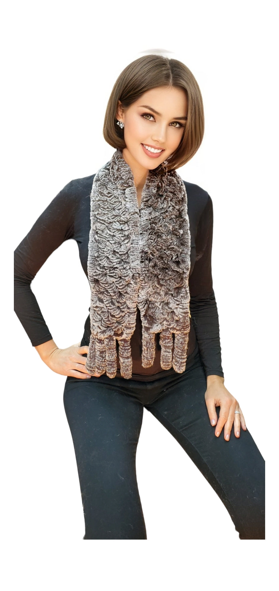 Scarf Style KRS17 Brown Snowtop