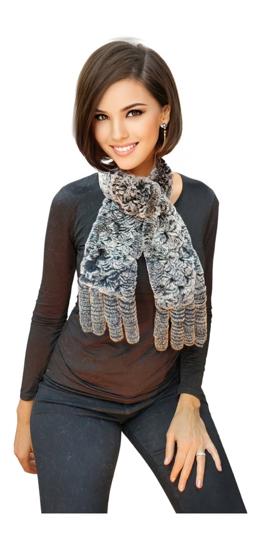Scarf Style KRS17 Chinchilla