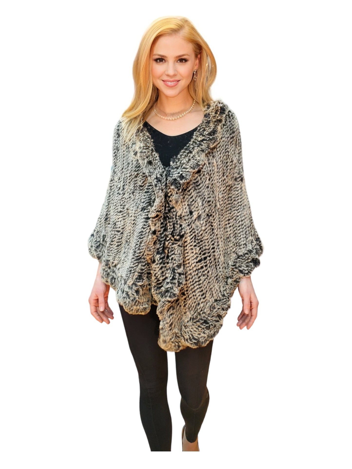 Shawl Style LK159 Chinchilla