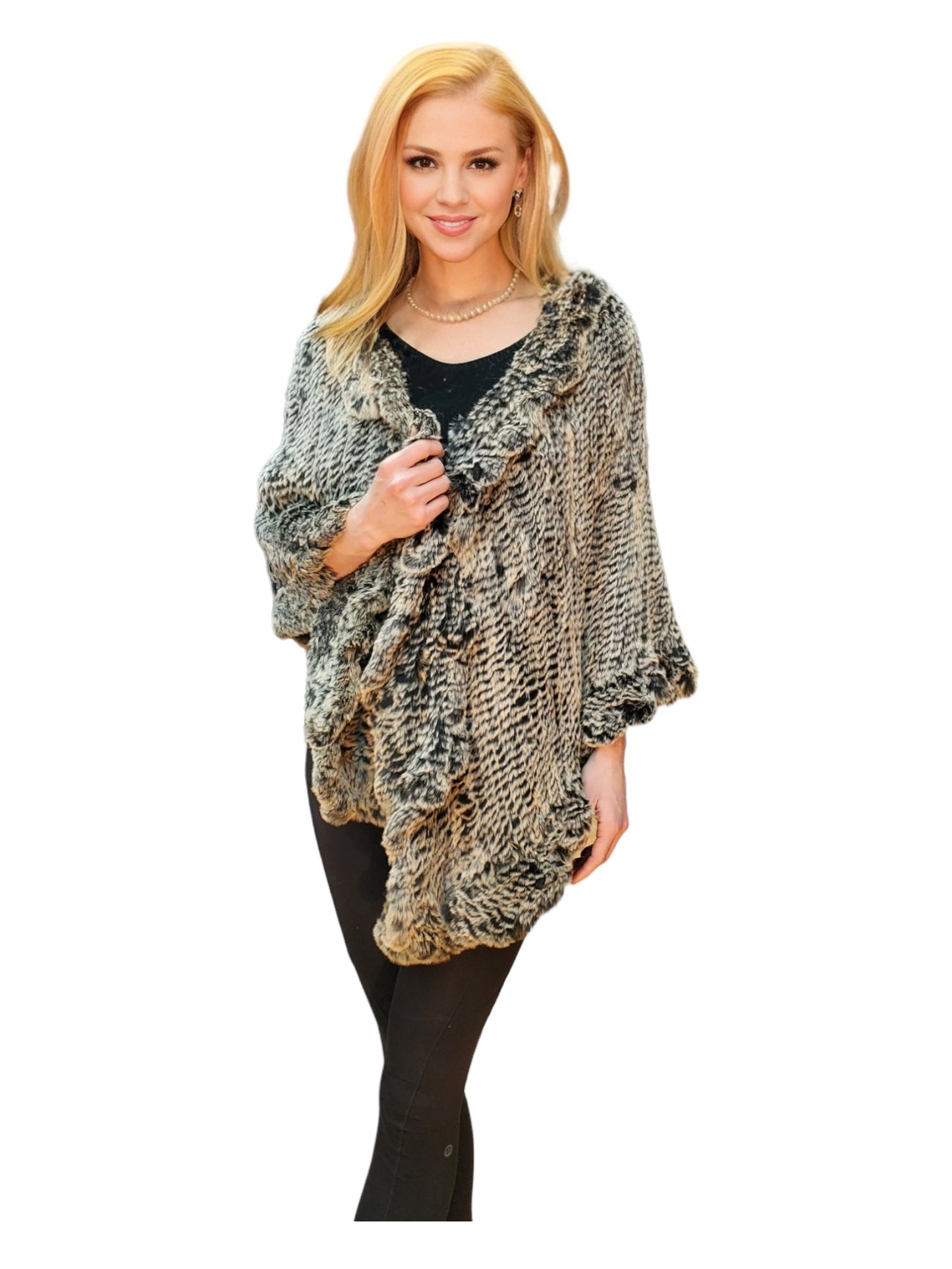 Shawl Style LK159 Chinchilla