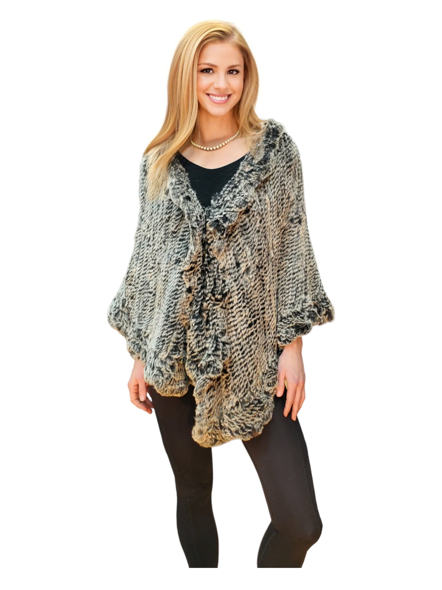 Shawl Style LK159 Chinchilla