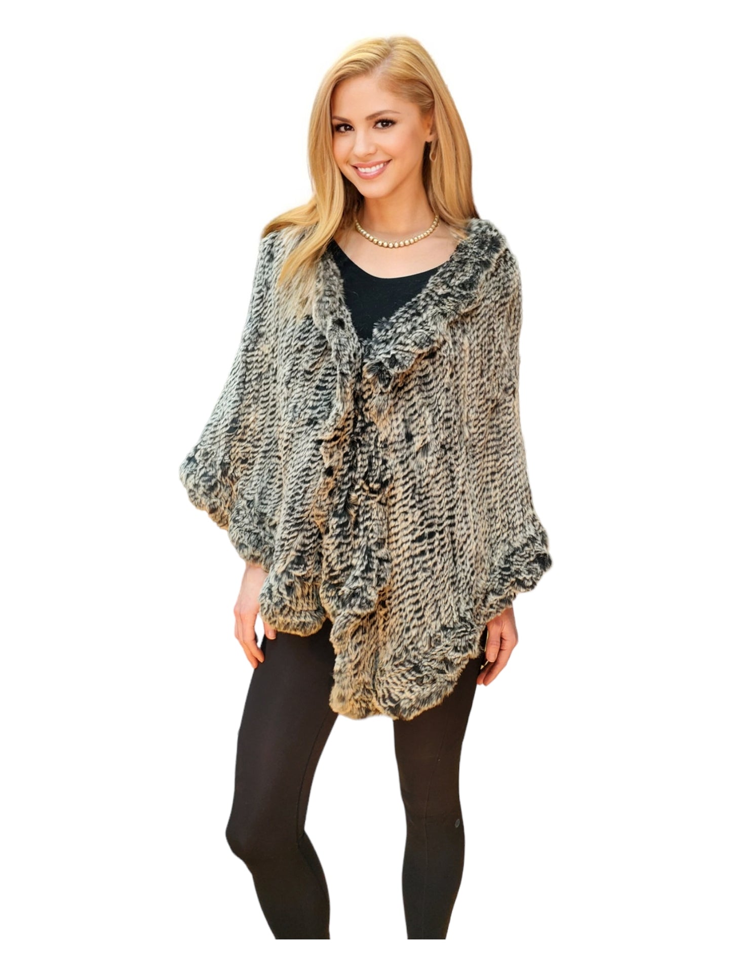 Shawl Style LK159 Chinchilla