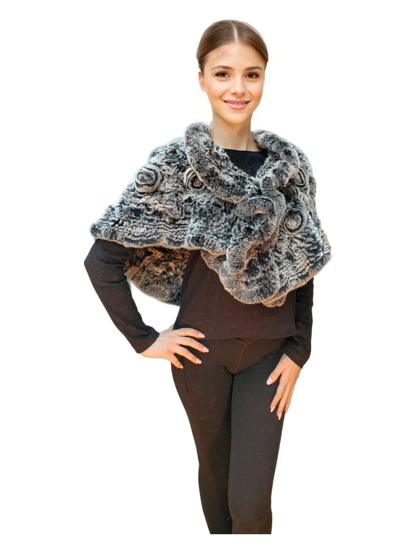 Shawl Style P32 Chinchilla