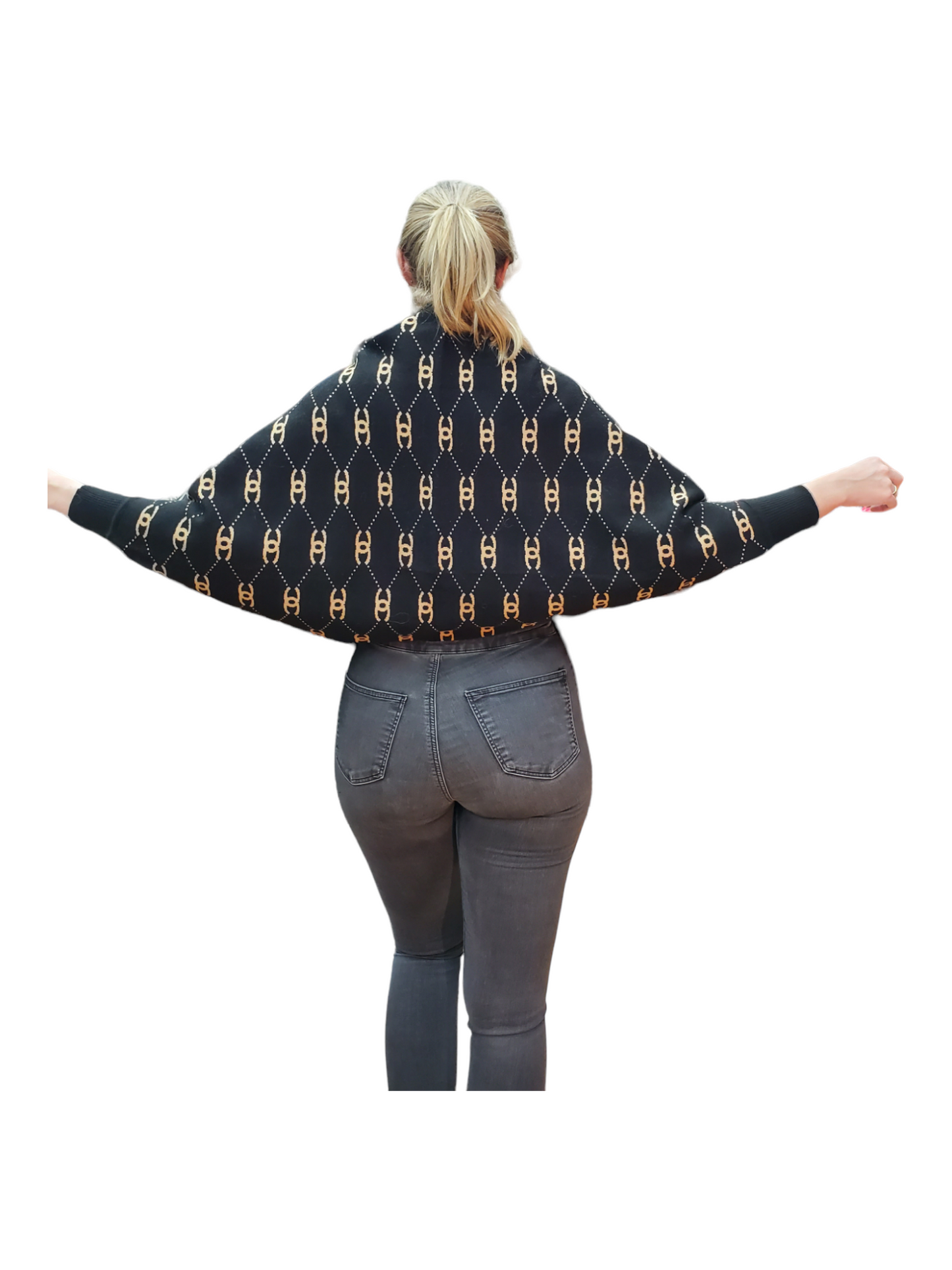 Shawl Style PJ-012 Black Camel