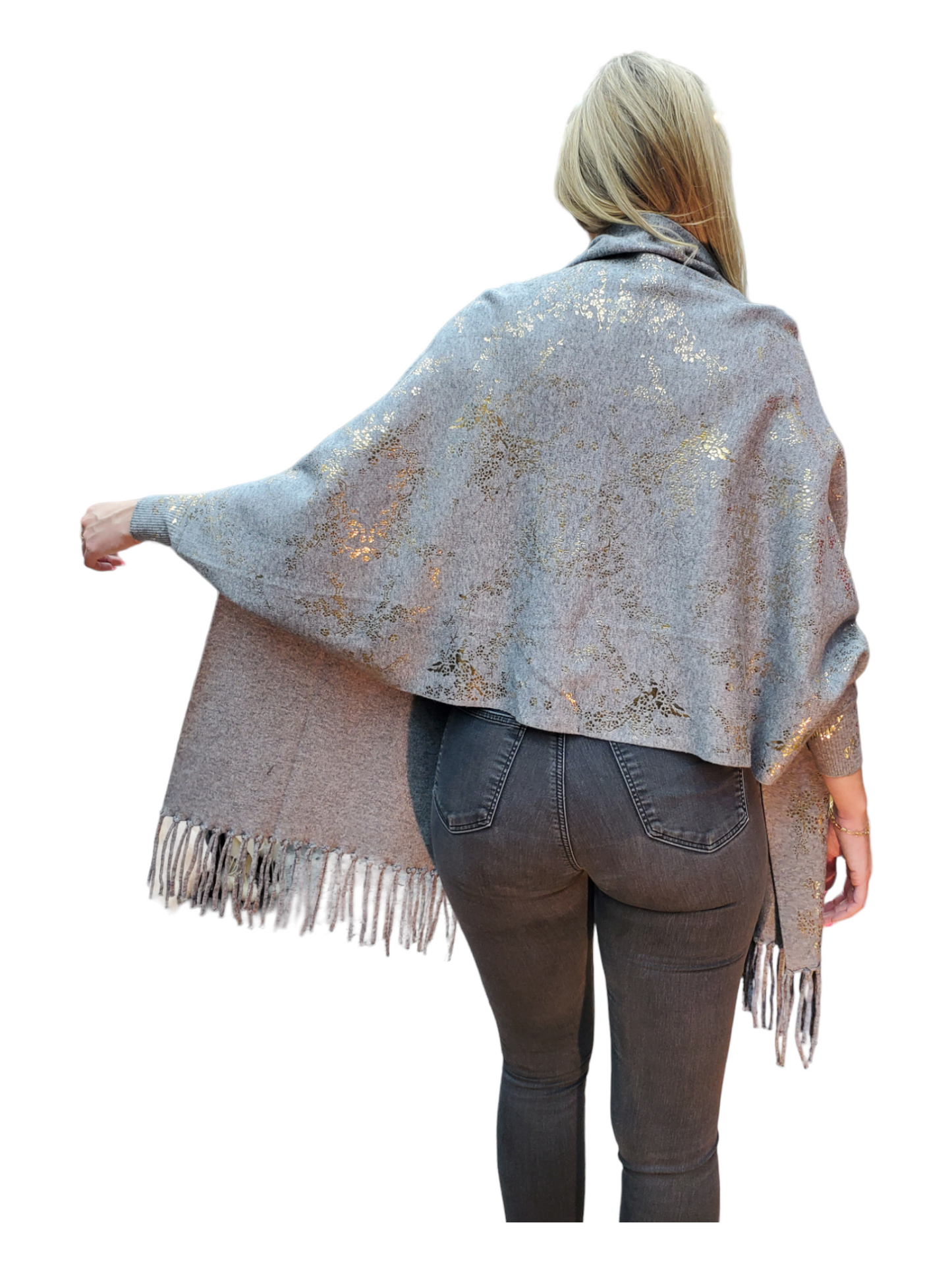 Shawl Style PJ-030 Gray