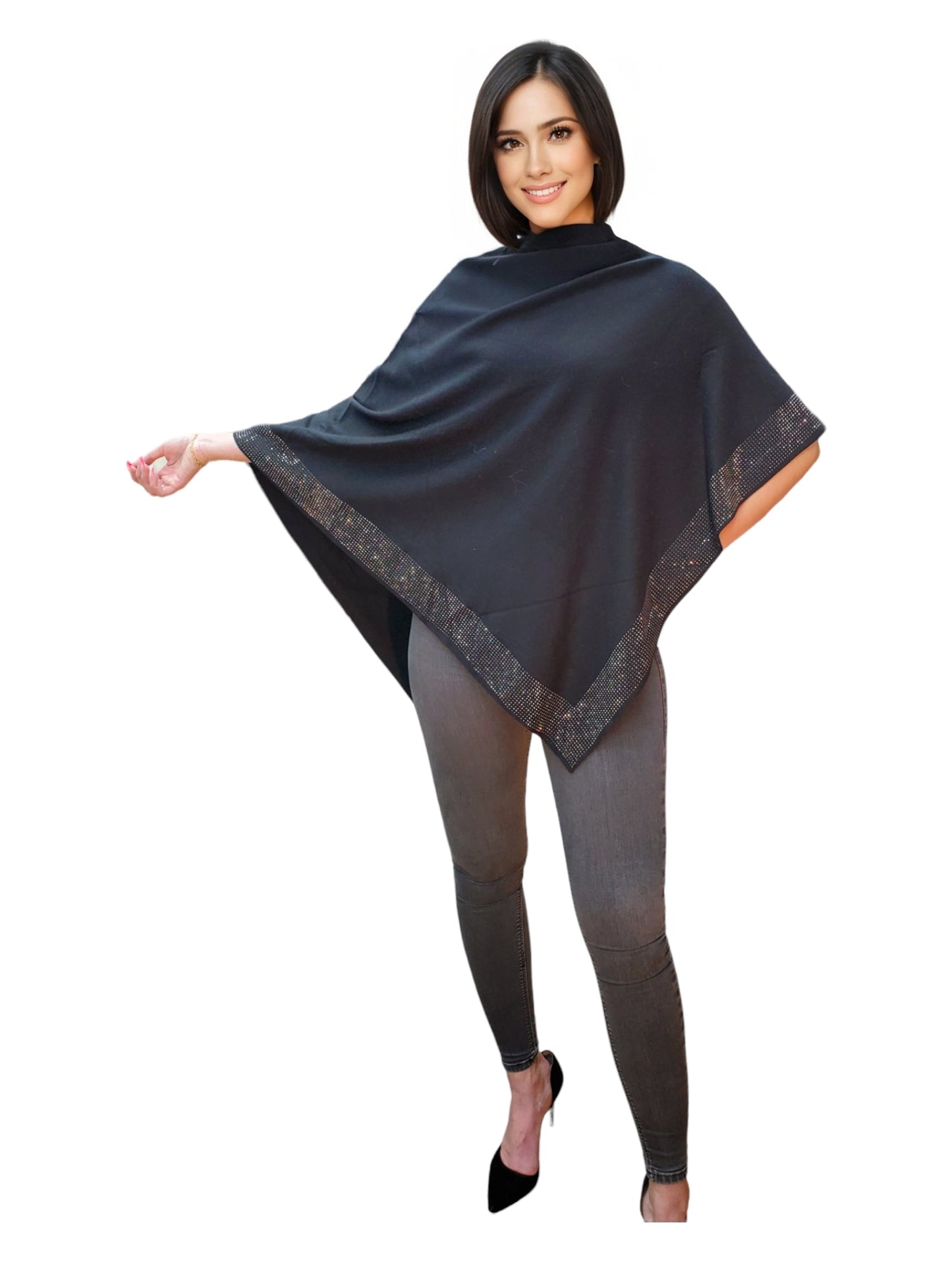 Poncho Style 2024-011 Black
