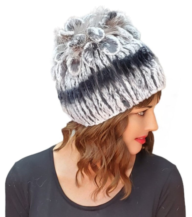 Hat Style RAH02 Chinchilla Black