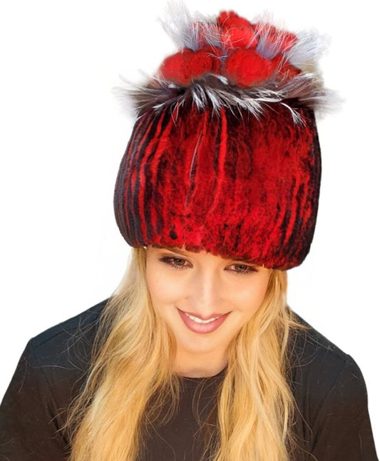 Hat Style RAH06 Red Black