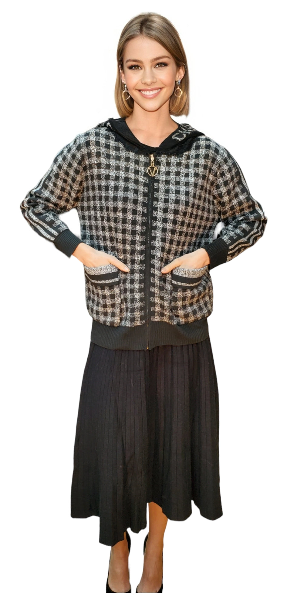 Sweater Style SW1115 Black Gray