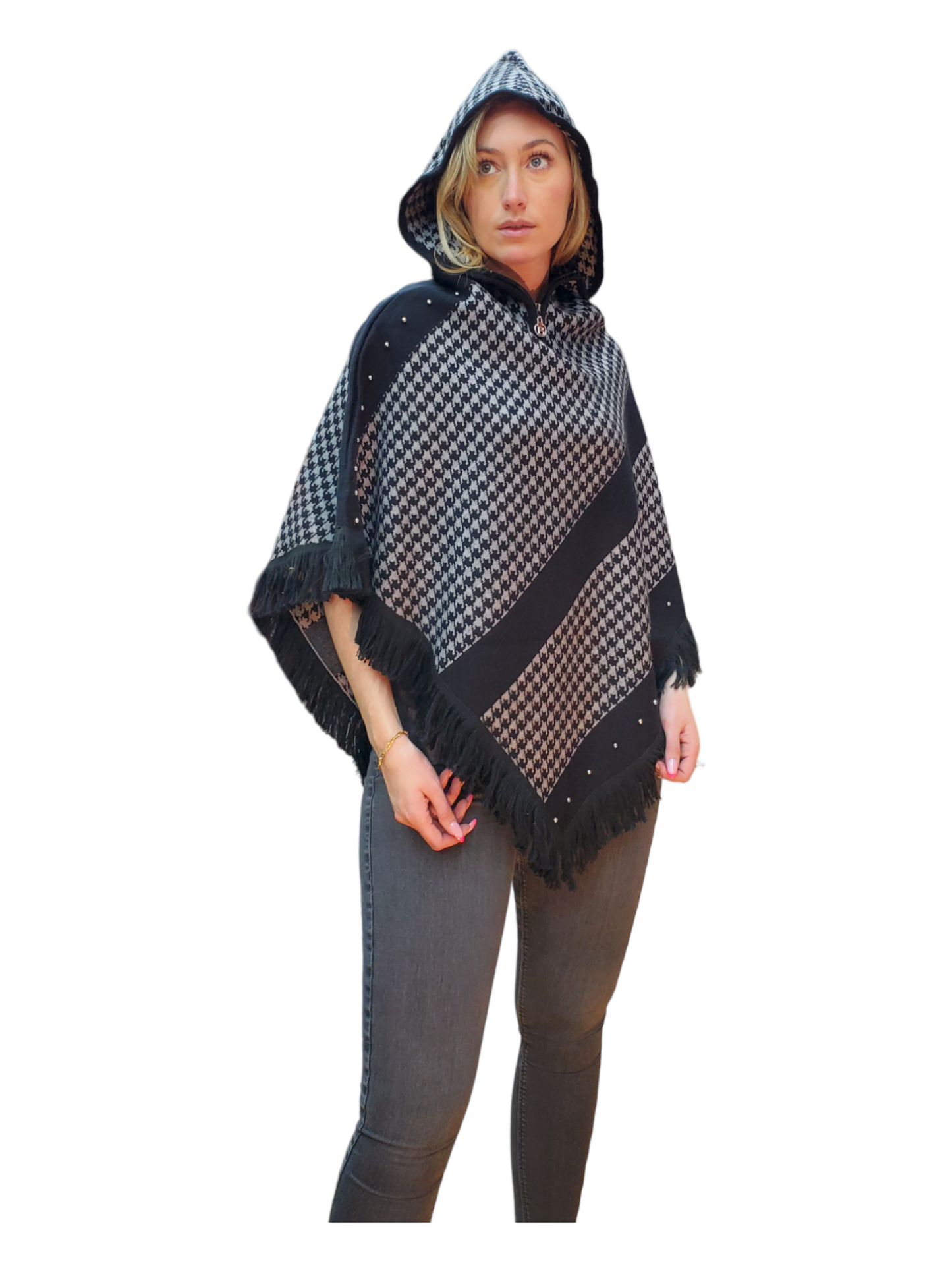 Poncho Style T103 Black Gray