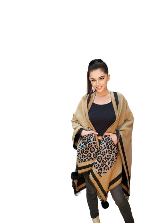 Shawl Style T107 Khaki