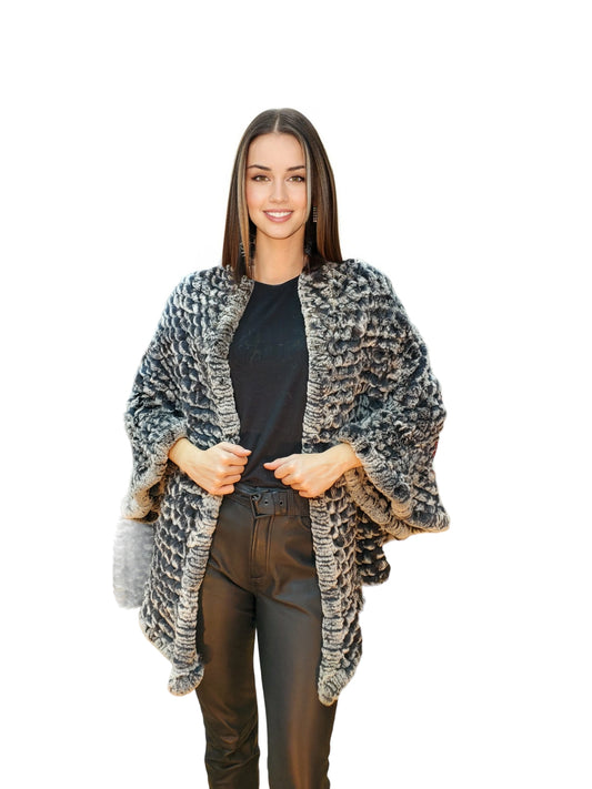 Shawl Style TMN053 Chinchilla