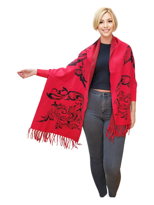 Shawl Style TNX20 Red
