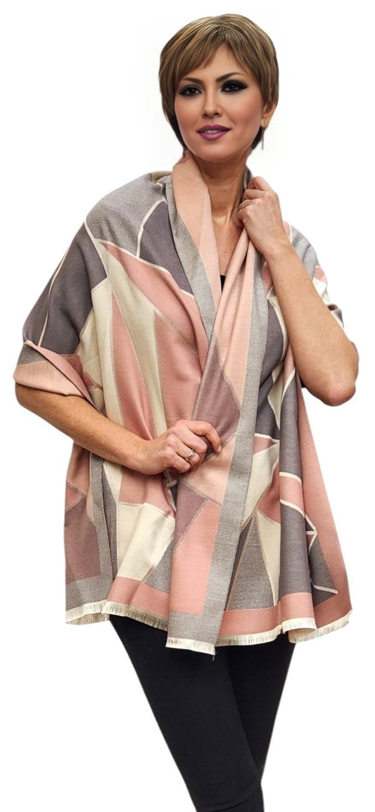 Shawl Style WJ-024-022 Pink