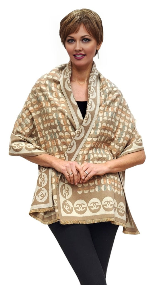 Shawl Style WJ-2024-035 Khaki