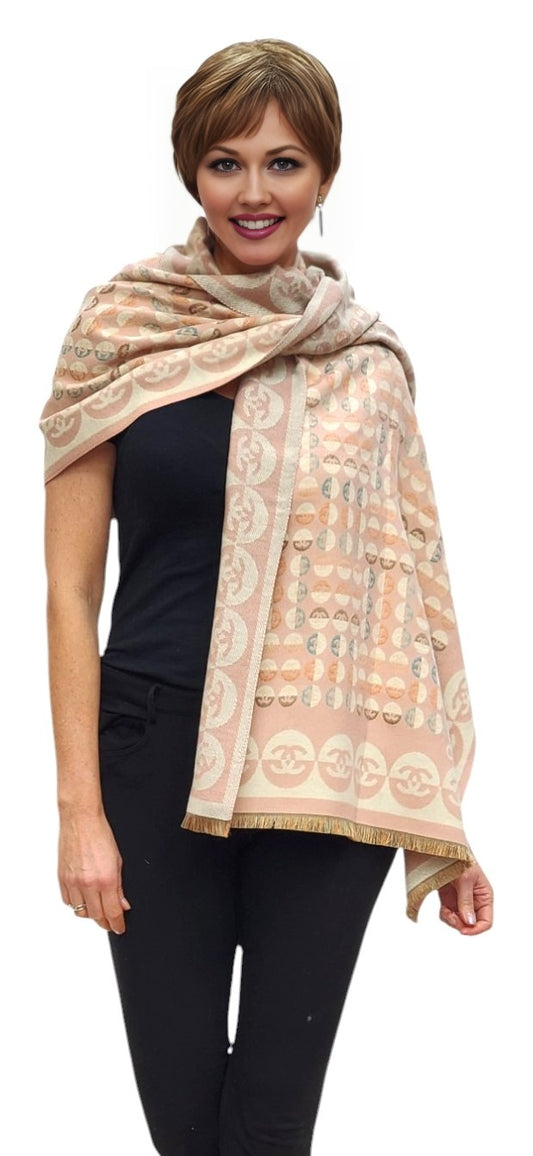 Shawl Style WJ-2024-035 Pink