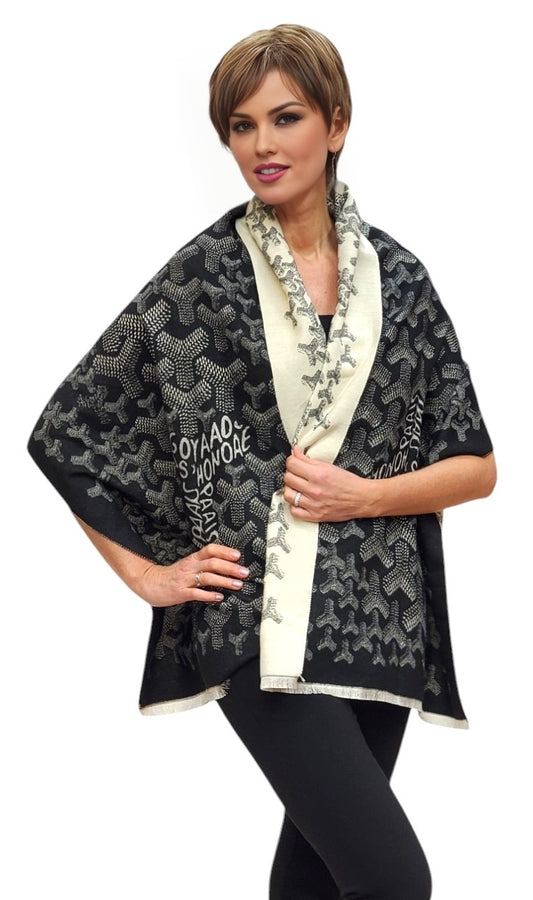 Shawl Style WJ-2024-061 Black